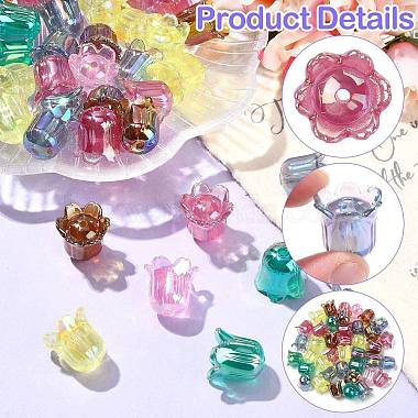 50Pcs UV Plating Opaque Acrylic Beads(MACR-CJ0002-22)-3
