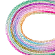 pandahall 10 нити 10 цвета прозрачные градиентные цветные нити стеклянных бусин(GLAA-TA0001-55)-1