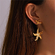 304 boucles d'oreilles pendantes en acier inoxydable(OU5741-1)-2