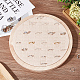 92-Slot Flat Round Wooden Finger Rings Display Stands(EDIS-WH0022-14A)-4
