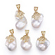 pendentifs perle keshi perle baroque naturelle(PEAR-N020-J24)-1