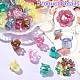 50Pcs UV Plating Opaque Acrylic Beads(MACR-CJ0002-22)-3