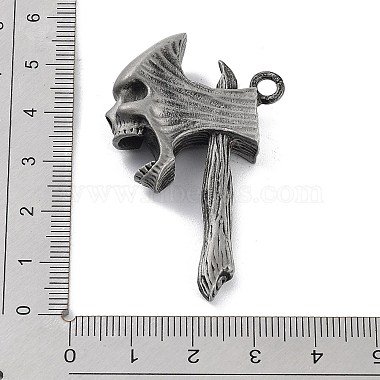 alliage de style tibétain gros pendentifs(PALLOY-H133-07AS)-3