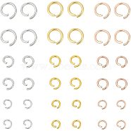 304 Stainless Steel Jump Rings, Open Jump Rings, Mixed Color, 6.8x5.2x1.1cm, 450pcs/box(STAS-UN0004-16)