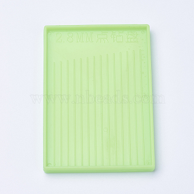 YellowGreen Plastic Tray Plate