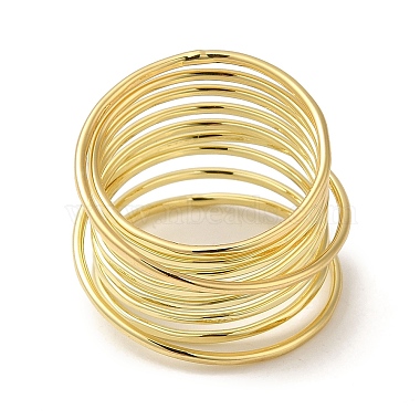Brass Wire Layer Wrap Ring(RJEW-Q778-34G)-3