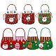 7Pcs 7 Style Christmas Non-woven Fabrics Candy Bags Decorations(sgABAG-SZ0001-16)-1