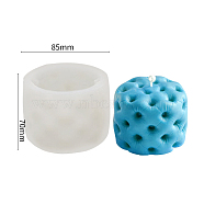 DIY Candle Silicone Molds, for 3D Scented Candle Making, Column Sofa Chair, White, 8.5x7cm(CAND-PW0008-31B)