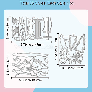 Fishing Carbon Steel Cutting Dies Stencils(DIY-WH0309-1292)-6