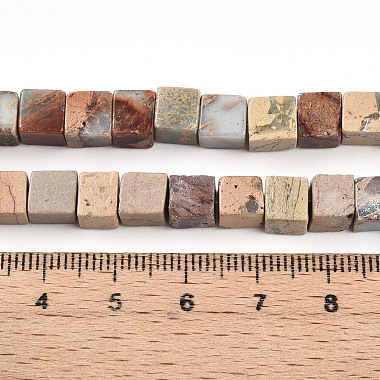 Natural Aqua Terra Jasper Beads Strands(G-T140-43A)-5