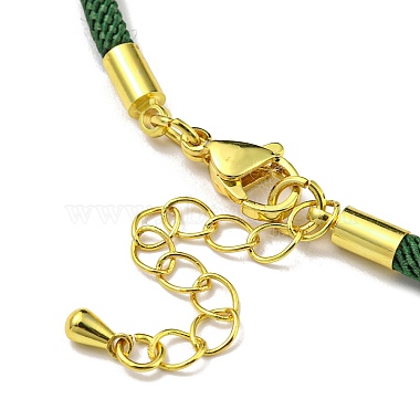 Fabrication de bracelets en cordons de nylon adaptés aux breloques de connecteur(AJEW-P116-02G-08)-3