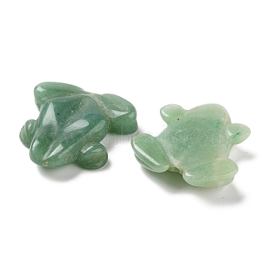 perles sculptées en aventurine verte naturelle(G-K383-09)-2