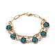 Druzy Resin Link Multi-strand Bracelets(BJEW-JB08750)-1