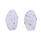 Perles acryliques opaques style pierre marbrée(OACR-G009-03D)-2