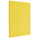 50Pcs A4 Craft Paper Cardstock, for DIY Card Craft Making, Rectangle, Gold, 298x210x0.2mm(DIY-SP0003-11H)