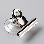PVC Suction Cup, with Stainless Steel Clamp, Stainless Steel Color, 6x5x4cm(AJEW-WH0182-59)