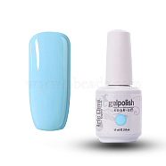 15ml Special Nail Gel, for Nail Art Stamping Print, Varnish Manicure Starter Kit, Light Blue, Bottle: 34x80mm(MRMJ-P006-D150)