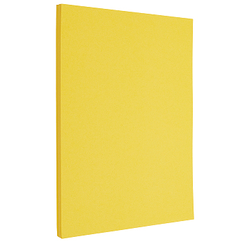 50Pcs A4 Craft Paper Cardstock, for DIY Card Craft Making, Rectangle, Gold, 298x210x0.2mm
