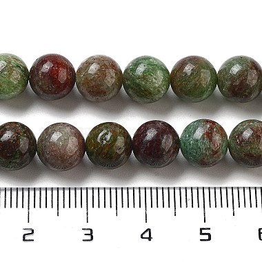 brins de perles d'opale vertes naturelles(G-H045-A03-6MM)-5