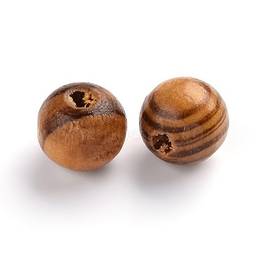 Round Natural Wood Beads(WOOD-Q009-10mm-LF)-2
