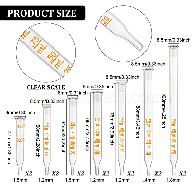14Pcs 7 Style Straight Tip Glass Droppers(AJEW-BC0003-86)-2