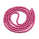 Baking Painted Pearlized Glass Pearl Round Bead Strands(X-HY-Q003-4mm-10)-3
