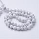 Natural Howlite Beads Strands(G-T055-6mm-02)-2