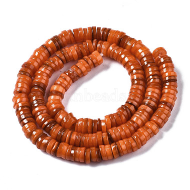 Natural Freshwater Shell Beads Strands(SHEL-Q024-001G)-2