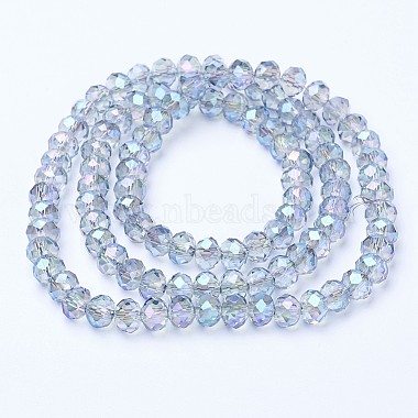 Electroplate Transparent Glass Beads Strands(EGLA-A034-T1mm-Y05)-2