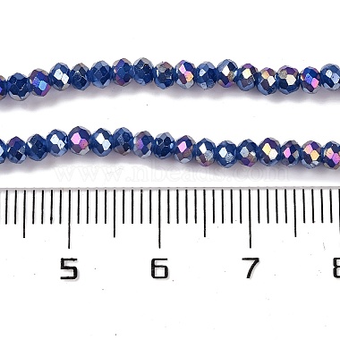 Baking Electroplate Glass Beads Strands(DGLA-A039-J4mm-B04)-4