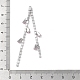 Brass Micro Pave Cubic Zirconia Big Pendants(KK-C040-05P)-3