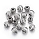 304 Stainless Steel Corrugated Beads(STAS-P218-24-6mm)-1