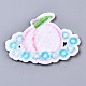 Peach with Flower Appliques(DIY-S041-048)-2