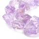 Rough Raw Natural Amethyst Beads Strands(G-C069-01)-3