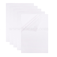 Transparent Waterproof PVC Film Adhesive Printing Paper for Inkjet Printers, White, 29.7x21cm(AJEW-BC0005-35)