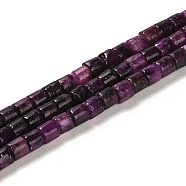 Natural Lepidolite Beads Strands, Column, 4x4mm, Hole: 0.9mm, about 100pcs/strand, 15.94 inch(40.5cm)(G-F765-F01-01)