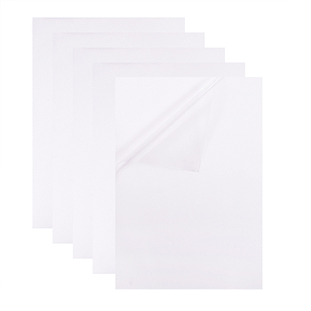 Transparent Waterproof PVC Film Adhesive Printing Paper for Inkjet Printers, White, 29.7x21cm