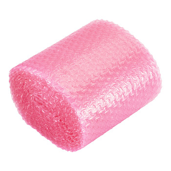 PE Heart Bubble Out Bags, Bubble Cushion Wrap Pouches, Packaging Bags, Cerise, 20x0.3cm, 6m/roll