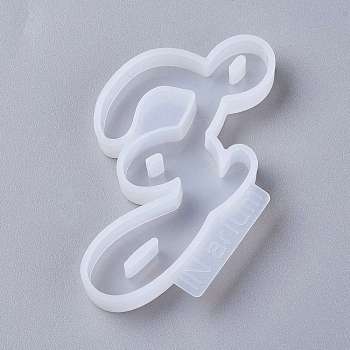 Letter DIY Silicone Molds, For UV Resin, Epoxy Resin Jewelry Making, Letter.Z, 70x45x8mm, Inner Diameter: 67x36mm