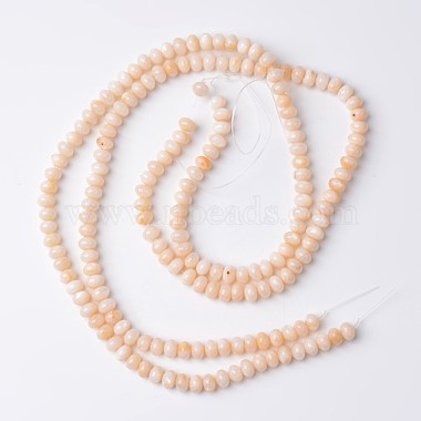 Ronds de perles rondelles de coquillages d'eau douce naturels teints(BSHE-O016-19E)-2