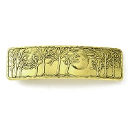 Alloy Hair Barrettes, for Woman Girls, Antique Golden, 82x23.5x12mm(OHAR-C010-04AG)