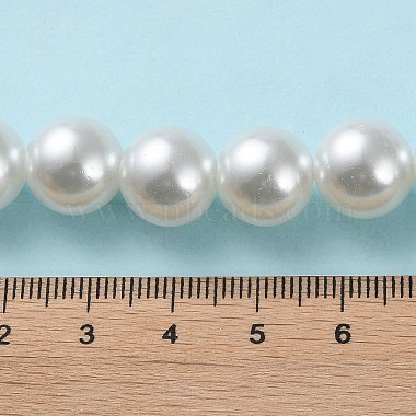 Chapelets de perles rondes en verre peint(HY-Q003-12mm-01)-5