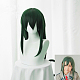 Largas pelucas sintéticas rectas de anime cosplay verde(OHAR-I015-18)-1