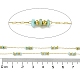 placage ionique (ip) 304 chaînes à maillons en acier inoxydable(CHS-Q008-01G-03)-2