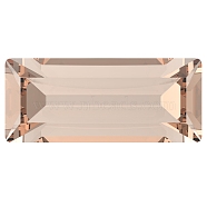 Preciosa&reg MAXIMA Crystal Fancy Stones, Czech Crystal, 435 26 212 Baguette, Dura Foiling, 90300 Light Peach, 4x2mm.(X-PRC-FB4-90300)