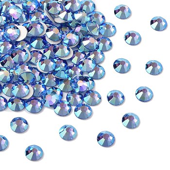 Preciosa&reg MAXIMA Crystal No Hotfix Flatback Stones, Czech Crystal, Dura Foiling, Round(438 11 615 Chaton Rose), 20320 200 Blue Violet AB, SS6(1.9~2.1mm)