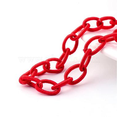 Handmade Nylon Cable Chains Loop(NWIR-R034-M)-2