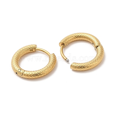 304 Stainless Steel Hoop Earring(EJEW-H134-01G)-2