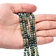 Natural Moss Agate Beads Strands(GSR4mmC001)-4