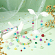 Elite 550Pcs Transparent Crackle Glass Beads(CCG-PH0001-06)-2